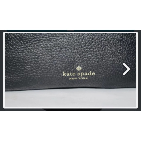 Kate Spade Black Saffiano Leather Crossbody Shoulder Bag - Picture 9 of 12